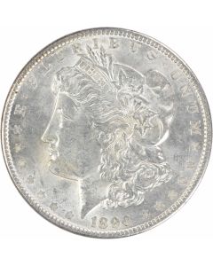 1890 Morgan Silver Dollar MS60 Uncertified #446