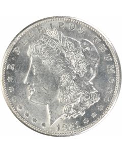 1921-S Morgan Silver Dollar MS60 Uncertified #517