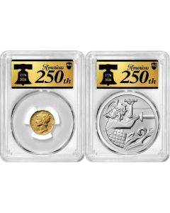 2026 Best of the Mint 1916 Mercury Gold Dime and Silver Medal Set SP70 First Day of Issue PCGS ***Pre-Sale***