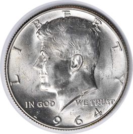 1964-D Kennedy Silver Half Dollar DDO FS-103 MS63 Uncertified