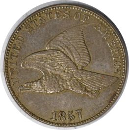 1857 Flying Eagle Cent AU58 Uncertified #1135