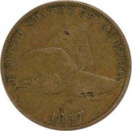1857 Flying Eagle Cent EF Uncertified #149