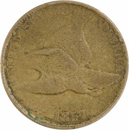1857 Flying Eagle Cent VF Uncertified #206