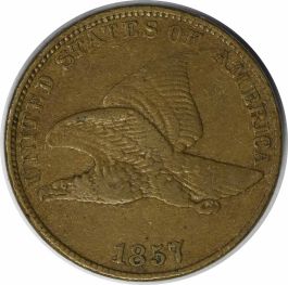 1857 Flying Eagle Cent DDO S-3 FS-105 EF Uncertified #1255