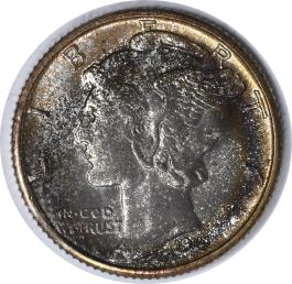 1941-D Mercury Silver Dime MS63 Uncertified