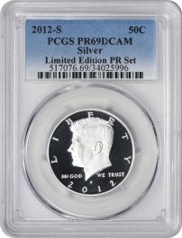 銀シルバー！◆CHINAシルバー　プルーフ袁世凱銀 PCGS鑑定済PR69DCA 2012-S Kennedy Half Dollar PR69DCAM Limited Edition Silver Proof