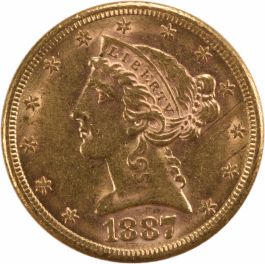 1887-s-5-gold-liberty-head-