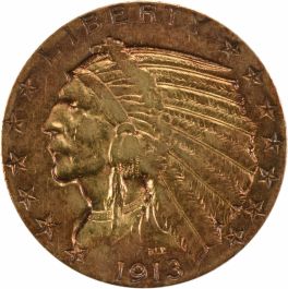 1913-5-gold-indian-vf-