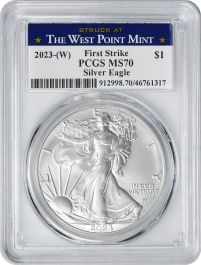 2023-(W) $1 American Silver Eagle MS70 First Strike PCGS (Struck