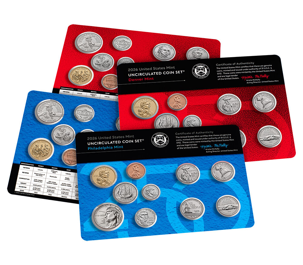 2026 Uncirculated Coin Set (P and D)
